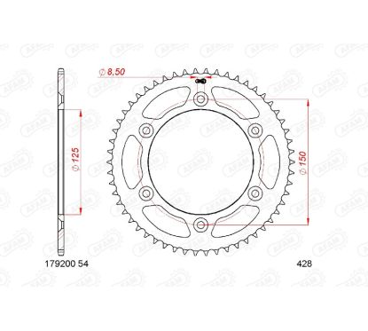 Couronne AFAM Acier Standard - 428