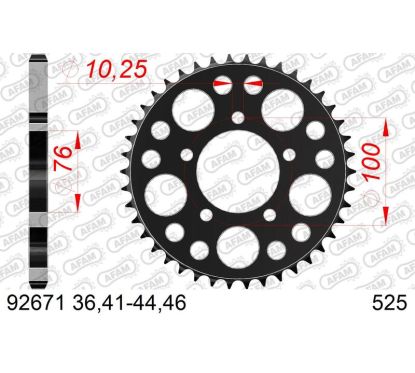 Couronne AFAM acier standard - 525