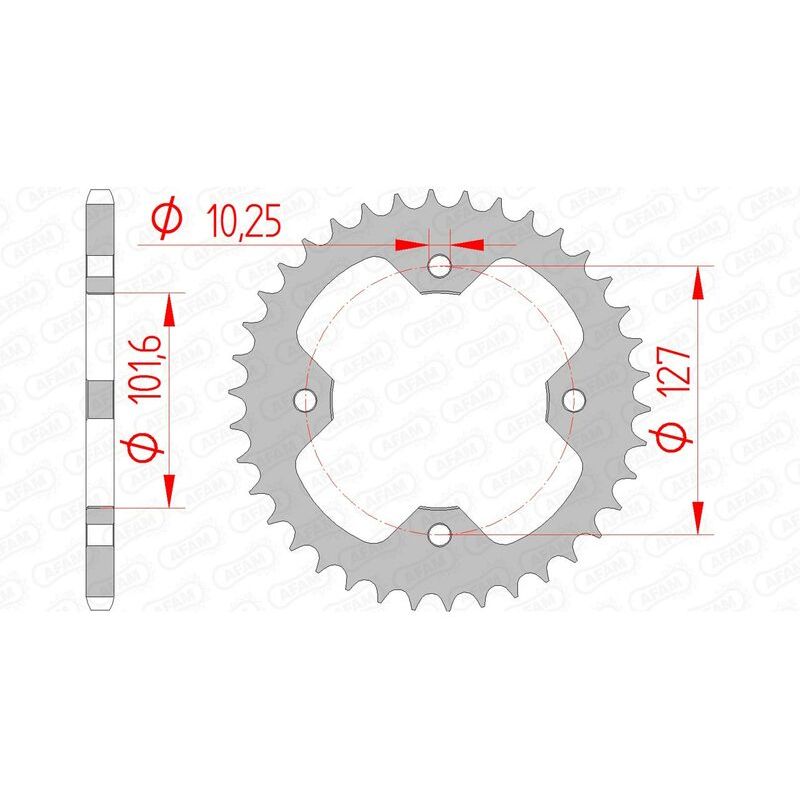 Couronne AFAM acier standard - 520