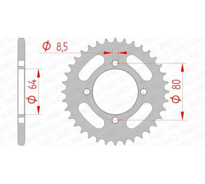 Couronne AFAM acier standard - 420