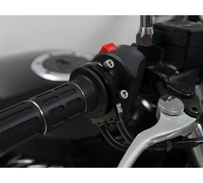 Kit poignée de gaz et support de câbles YOSHIMURA pour carbu TMR-L / FCR-L - 115mm