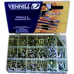 Coffret accessoires cables Venhill - 459 pièces protections caoutchouc
