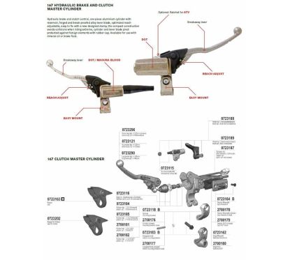 Embrayage hydraulique MAGURA Hymec 167 Ø9.5
