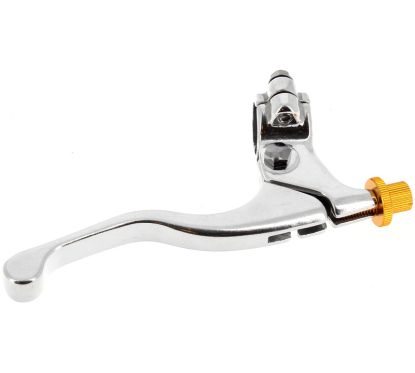 Levier de frein court + cocotte BIHR aluminium coulé poli universel