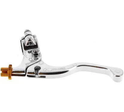 Levier de frein court + cocotte BIHR aluminium coulé poli universel