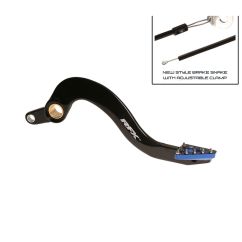 Pédale de frein RFX Pro Series - embout fixe - noir/bleu