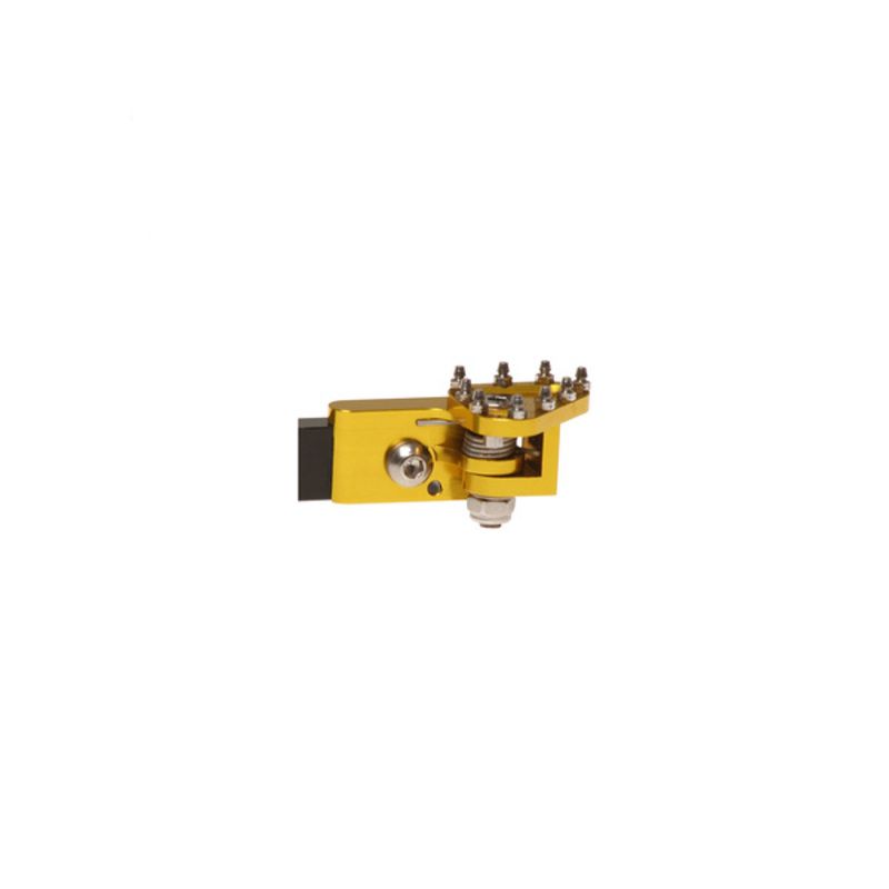 Embout repliable CNC de pédale de frein RFX Pro Series - jaune