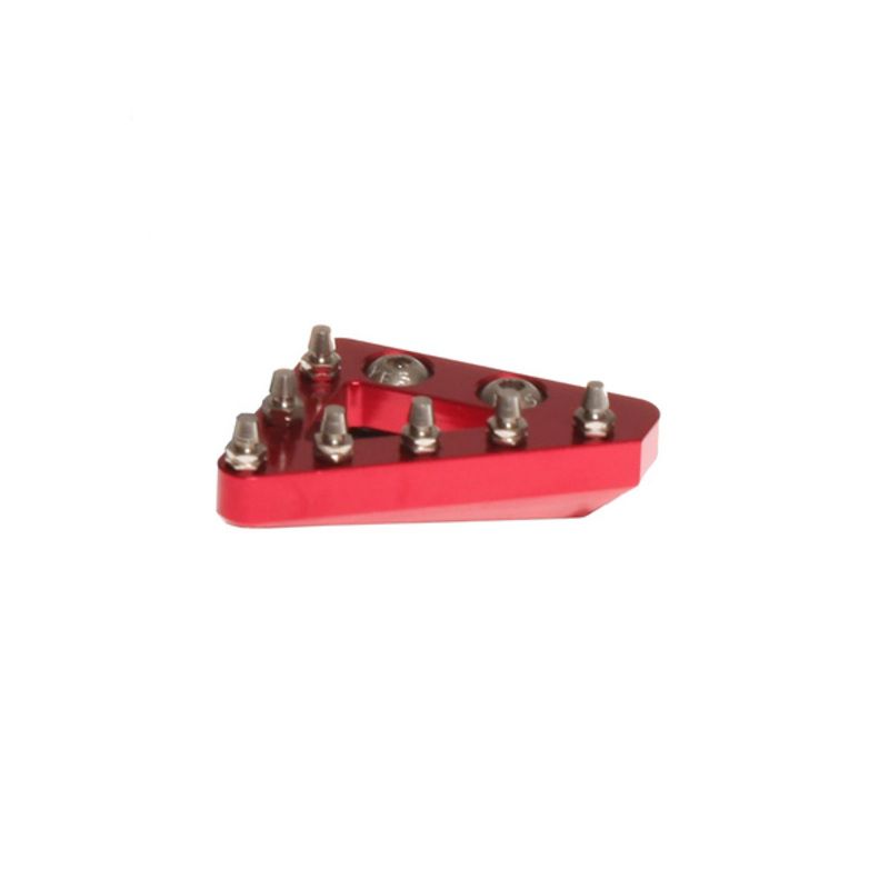 Embout fixe CNC de pédale de frein RFX Pro Series - rouge