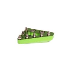 Embout fixe CNC de pédale de frein RFX Pro Series - vert
