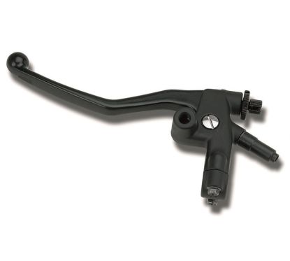 Levier d'embrayage complet DOMINO contacteur de feu stop & support rétroviseur noir