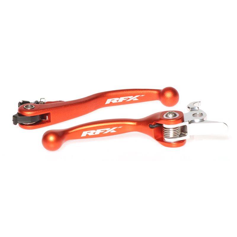 Jeu de leviers retournables forgés RFX Race Series - orange - freins Brembo / embrayages Magura