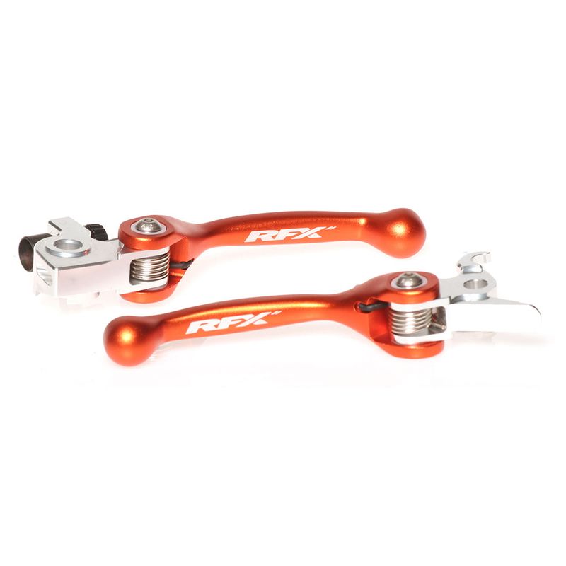 Jeu de leviers retournables forgés RFX Race Series - orange - freins Brembo / embrayages Brembo