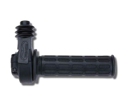 Poignée de gaz Domino Daytona noir pour bi-cylindre