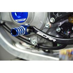 Sélecteur de vitesse SCAR noir/embout bleu