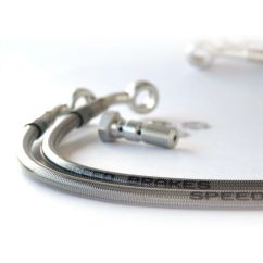 Durite de frein Aviation SPEEDBRAKES carbone/raccord alu