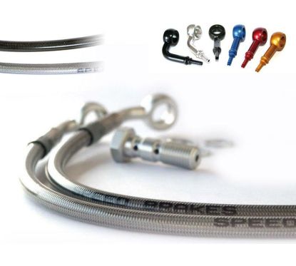 Durite de frein Aviation SPEEDBRAKES carbone/raccord