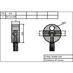 Répartiteur SPEEDBRAKES 834 Aluminum
