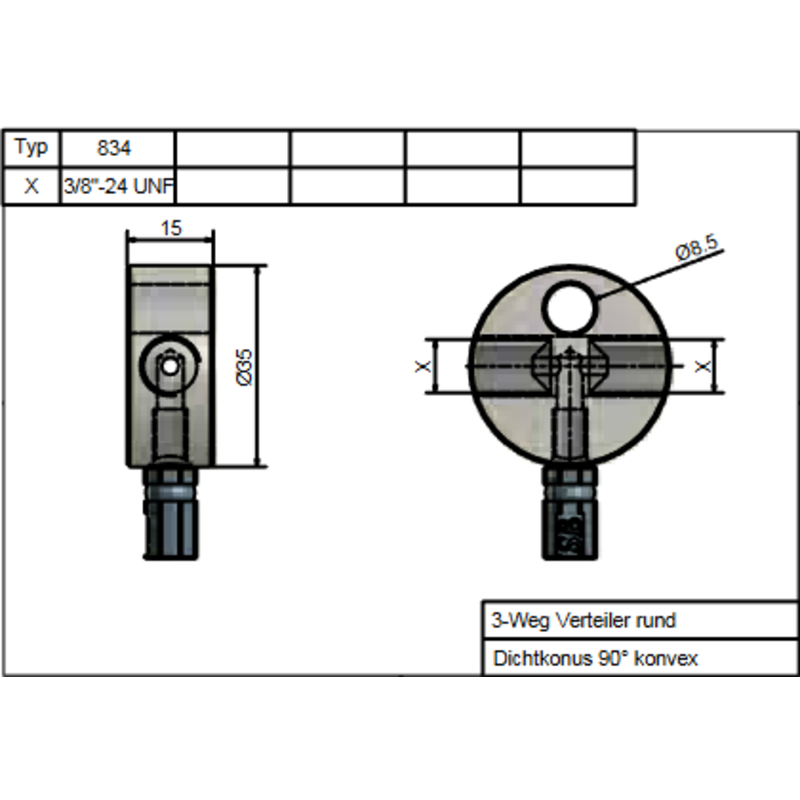 Répartiteur SPEEDBRAKES 834 Aluminum