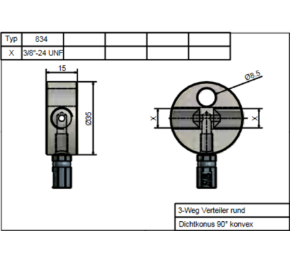 Répartiteur SPEEDBRAKES 834 Aluminum