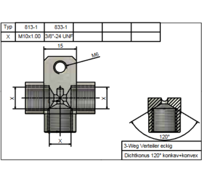 Répartiteur SPEEDBRAKES 813-1 Aluminum
