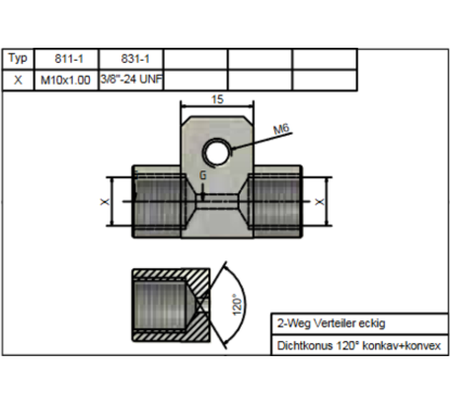 Répartiteur SPEEDBRAKES 811-1 Aluminum Argent