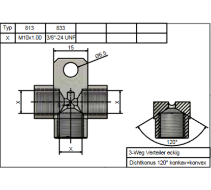 Répartiteur SPEEDBRAKES 813 Aluminum