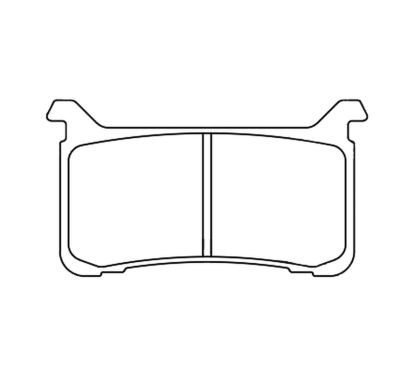 Plaquettes de frein CL BRAKES racing métal fritté - 1252C60