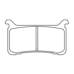 Plaquettes de frein CL BRAKES street métal fritté - 1252XBK5