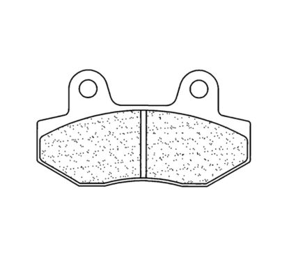 Plaquettes de frein CL BRAKES Quad métal fritté - 2288ATV1