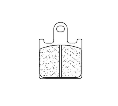 Plaquettes de frein CL BRAKES Racing métal fritté - 1177C60