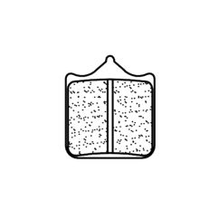 Plaquettes de frein CL BRAKES route métal fritté - 1207XBK5