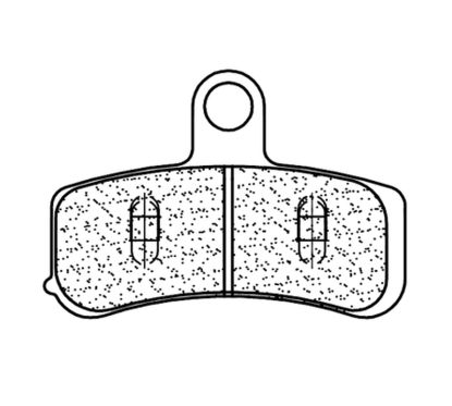 Plaquettes de frein CL BRAKES route métal fritté - 1212A3+