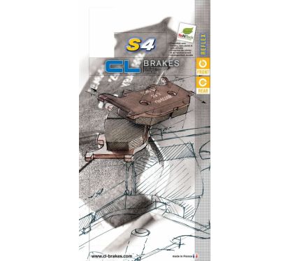 Plaquettes de frein CL BRAKES route métal fritté - 2621S4