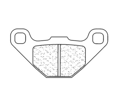 Plaquettes de frein CL BRAKES Route métal fritté - 2472RX3