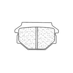 Plaquettes de frein CL BRAKES Route métal fritté - 2472RX3