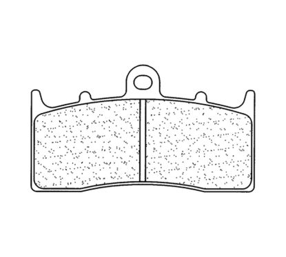 Plaquettes de frein CL BRAKES route métal fritté - 2960A3+