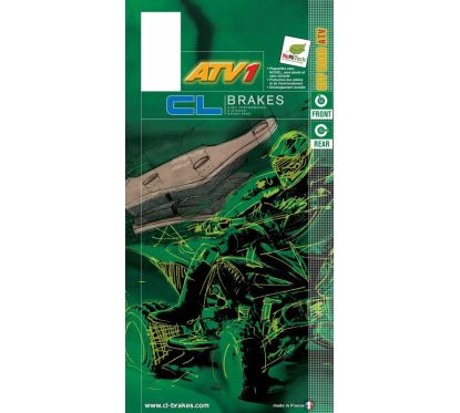 Plaquettes de frein CL BRAKES Quad métal fritté - 2923ATV1