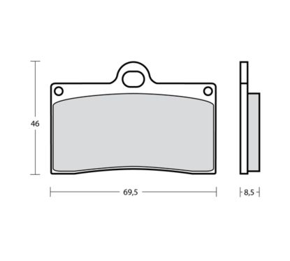 Plaquettes de frein BREMBO UPGRADE Type M538 Z03 - Endurance Racing
