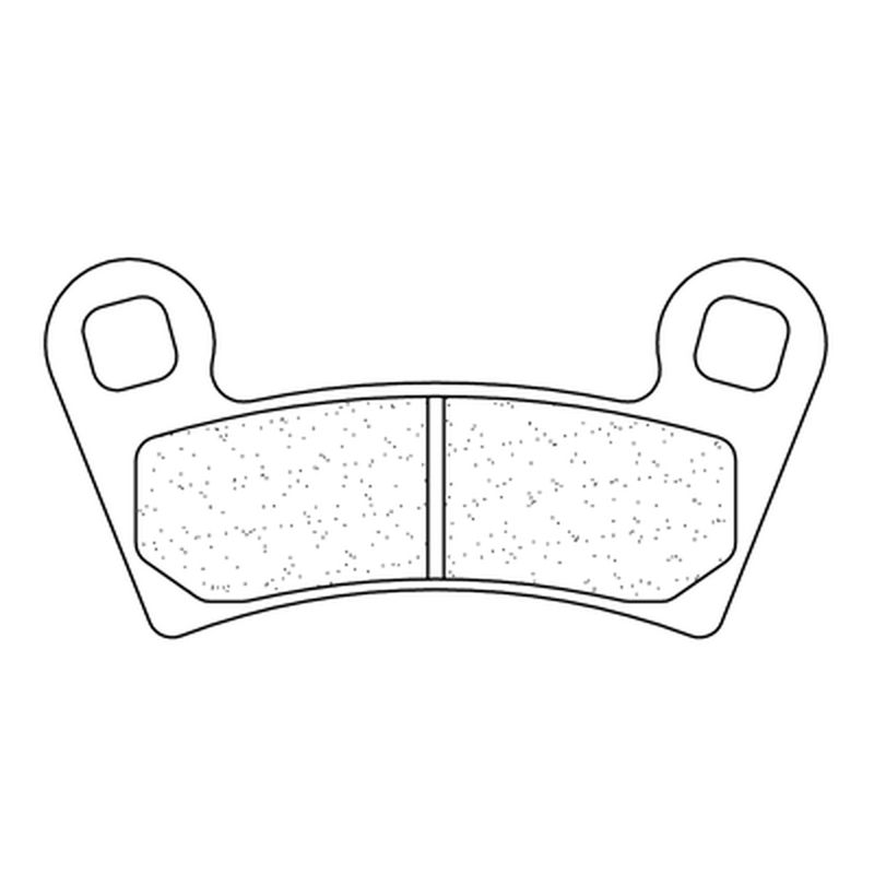 Plaquettes de frein CL BRAKES Quad métal fritté - 1220ATV1