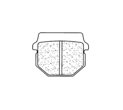 Plaquettes de frein CL BRAKES Off-Road métal fritté - 2469X59