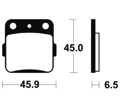 Plaquettes de frein TECNIUM route organique - MA84