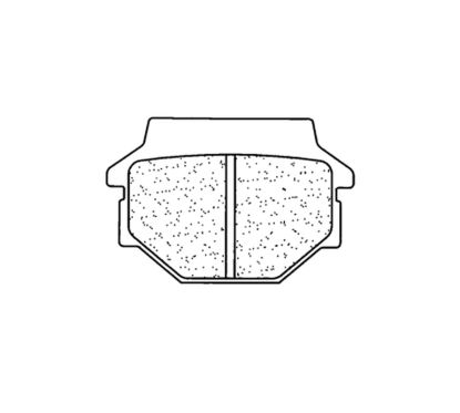 Plaquettes de frein CL BRAKES route métal fritté - 2306A3+