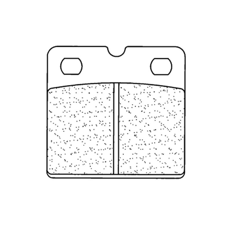 Plaquettes de frein CL BRAKES Racing métal fritté - 2332C60