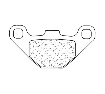 Plaquettes de frein CL BRAKES Scooter métal fritté - 3012SC