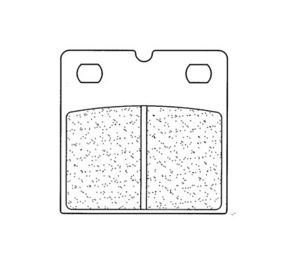 Plaquettes de frein CL BRAKES route métal fritté - 2840A3+