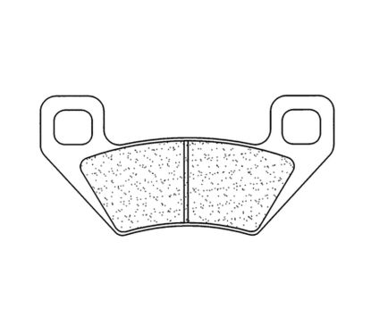 Plaquettes de frein CL BRAKES Quad métal fritté - 1171ATV1