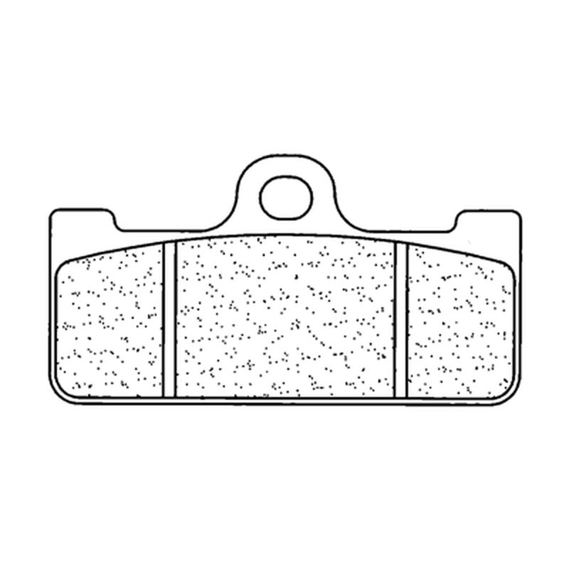 Plaquettes de frein CL BRAKES Racing métal fritté - 2329C60