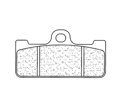 Plaquettes de frein CL BRAKES Racing métal fritté - 2329C60