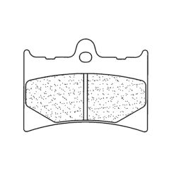 Plaquettes de frein CL BRAKES Racing métal fritté - 2398C60