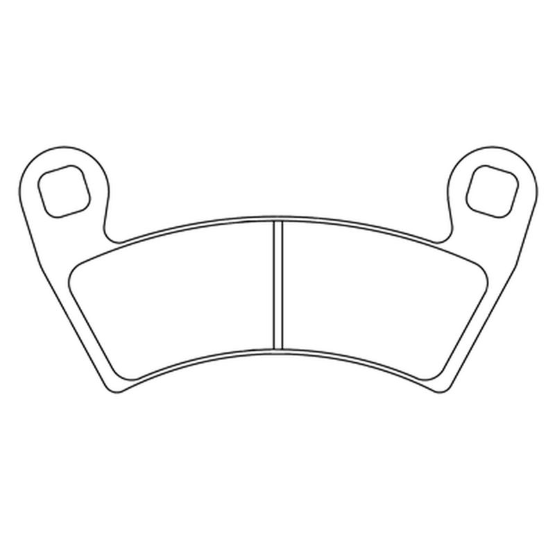 Plaquettes de frein CL BRAKES Quad métal fritté - 1229ATV1